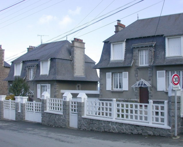 Vue générale (élévations antérieures)