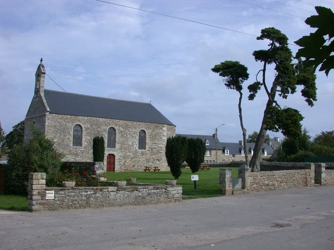 Matignon, Saint-Germain-de-la-Mer. Vue générale de la chapelle ; Vue générale