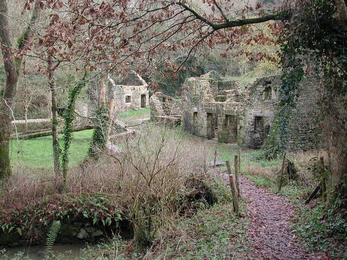 Vue générale du site du moulin de la Mer