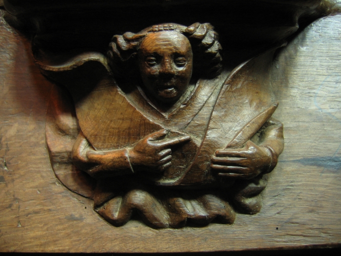 Cathédrale Saint-Paul-Aurélien : stalle 37