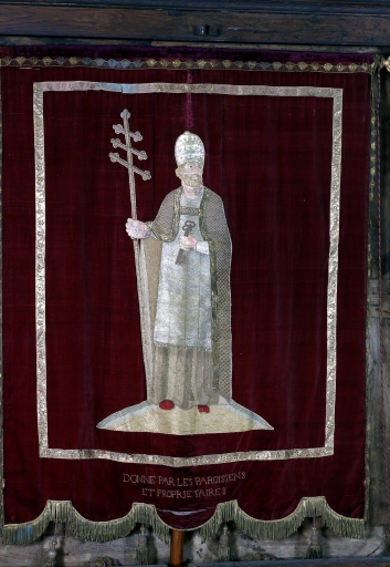Bannière de procession : saint Pierre