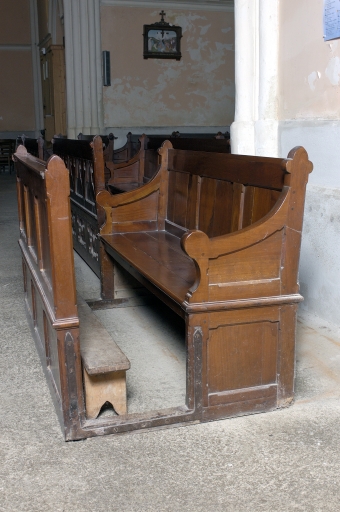 Vue générale d'un banc