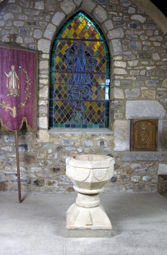 Vue générale de la chapelle des fonts baptismaux
