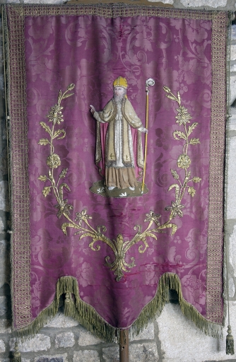 Bannière de procession : Saint Lubin