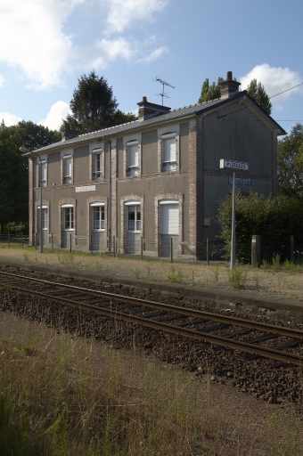 La gare ; Vue générale nord-ouest