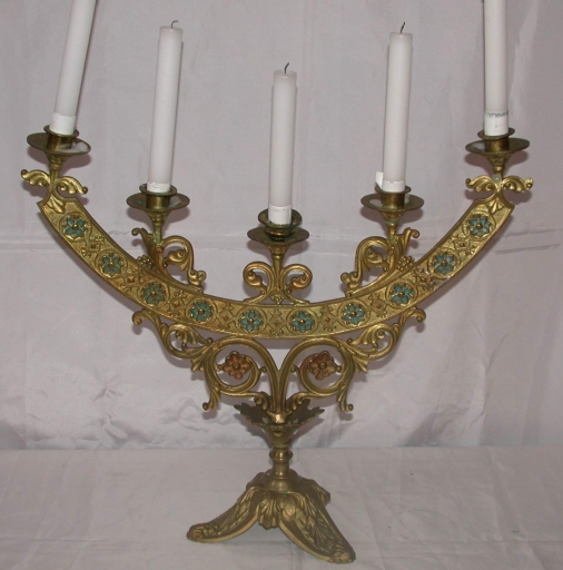 Paire 1 de Chandeliers d'église