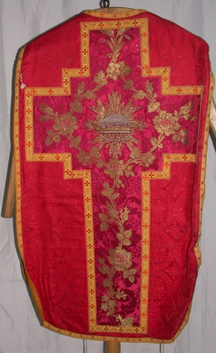 Dos de la chasuble