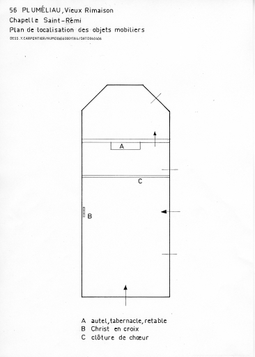 Sommaire objets mobiliers, Vieux Rimaison (Pluméliau fusionnée en Pluméliau-Bieuzy en 2019)