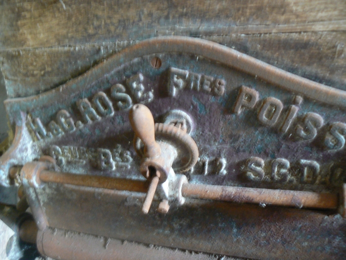 Plaque du constructeur