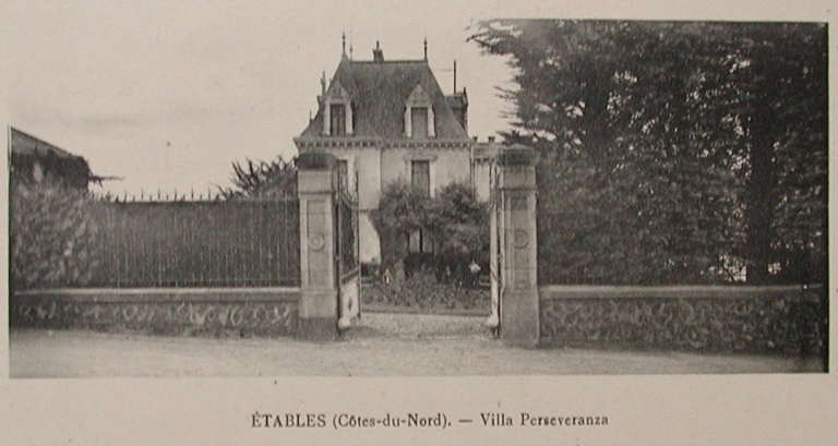 La villa Legris, construite en 1897 (collection particulière) 