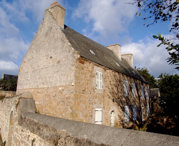 Vue générale ; Ile-de-Bréhat, Crec'h-Briand. Maison (17ème siècle ?)