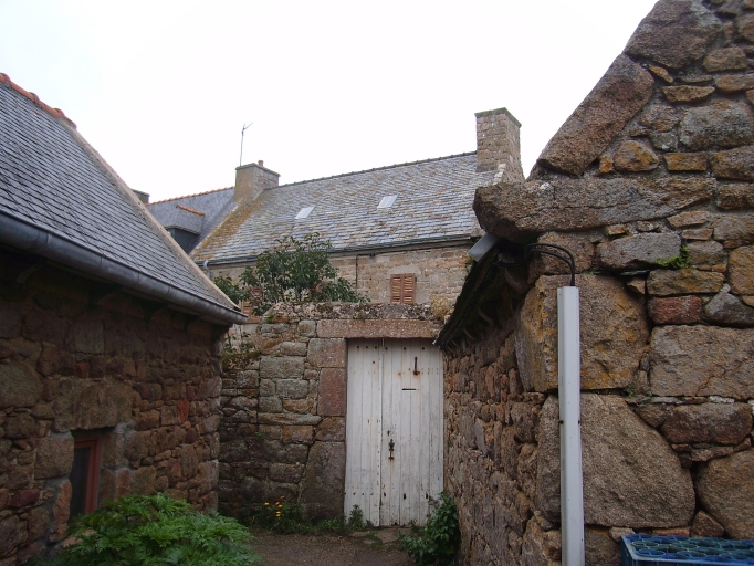 Vue générale ; Ile-de-Bréhat, Crec'h-Esquern. Maison (2ème moitié du 18ème siècle ?)