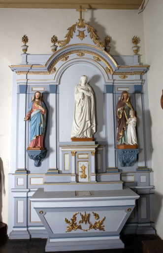 Vue générale : autel latéral sud