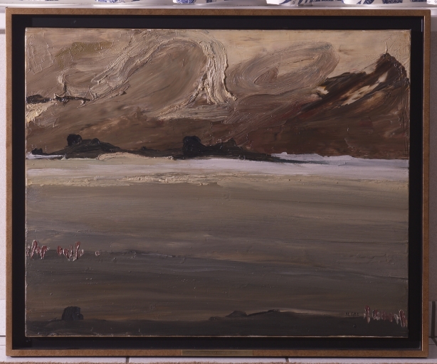 Tableau : La Vague ; Le patrimoine mobilier de la mairie (Saint-Suliac)