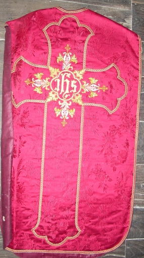 Vue générale : chasuble
