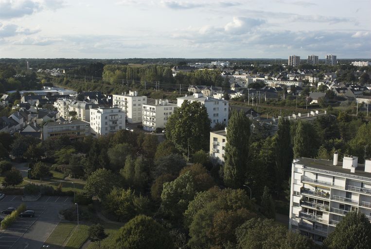 Vue nord ouest du quartier.