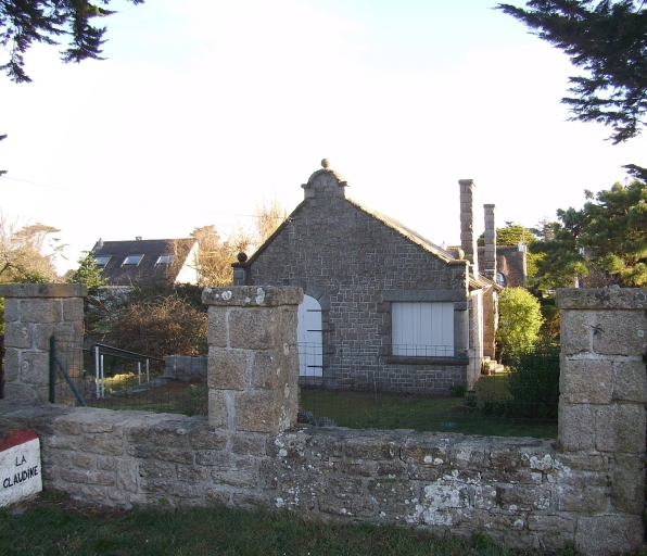 Vue générale ; Lancieux, avenue du Frémur. Maison dite la Claudine (2ème quart du 20ème siècle)