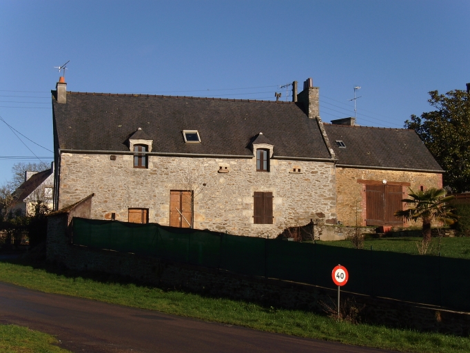 Vue générale ; Lancieux, la Mettrie. Maison (milieu du 19ème siècle)