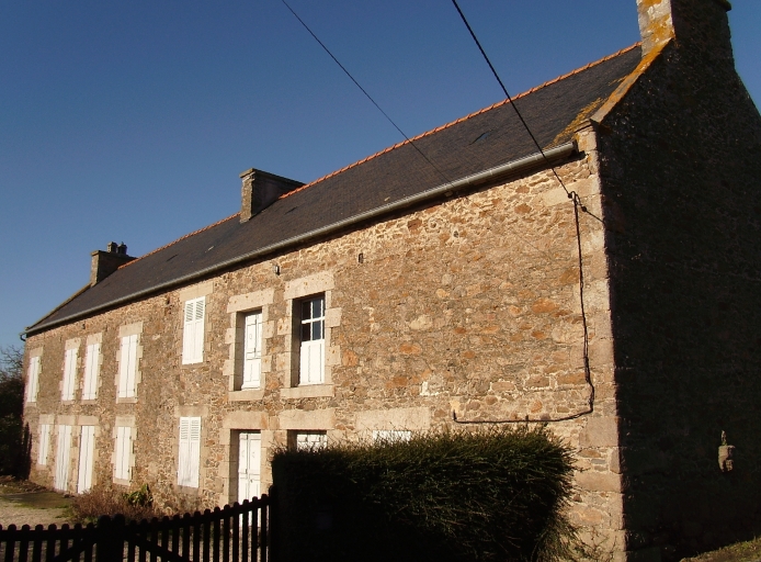 Vue générale ; Lancieux, le Vileu. Maisons (2ème moitié du 19ème siècle)