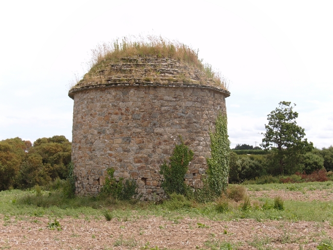 Plougrescant, Lezernant. Pigeonnier (17ème siècle ?) ; Vue générale