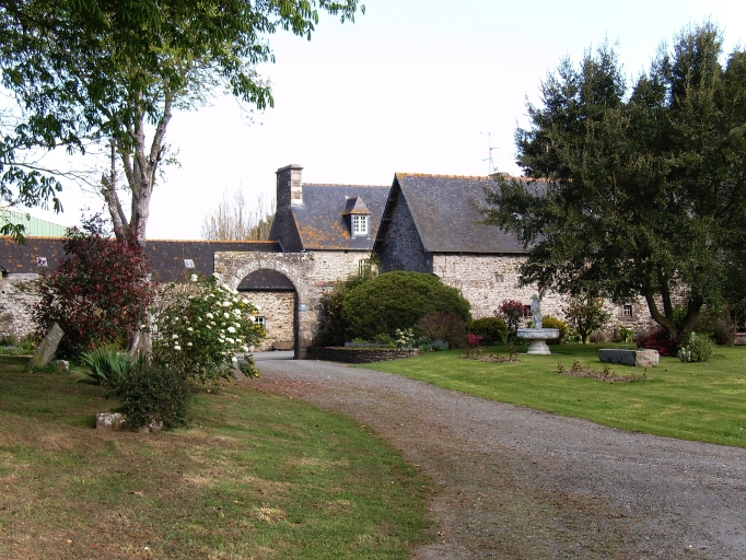 Vue générale ; Pordic, manoir du Pré-Péan (1782)