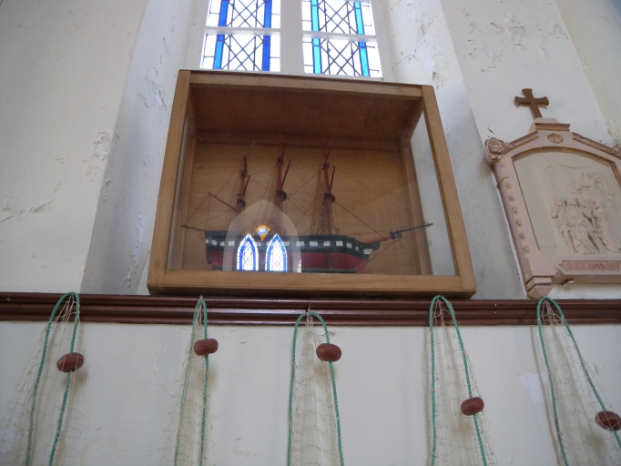 Ex-voto : navire marchand du type trois mâts barque