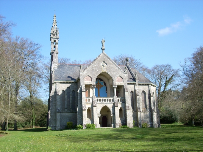 Plomodiern, chapelle Saint-Corentin : vue générale sud