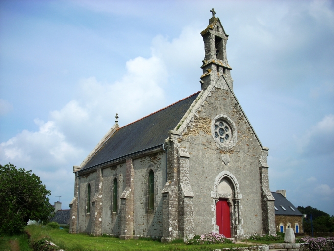 Tréguennec, chapelle Saint-Alour : vue générale nord-ouest