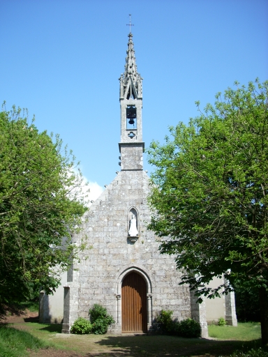 Plogonnec, chapelle Notre-Dame-de-Lorette : élévation ouest