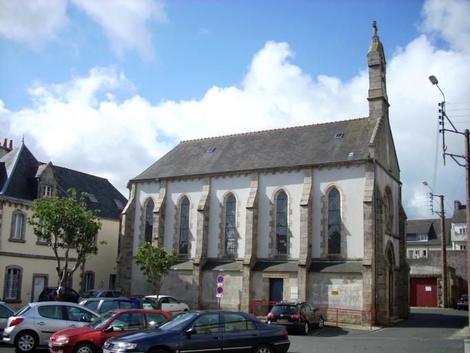 Lesneven, chapelle Saint-Joseph : vue générale nord-ouest