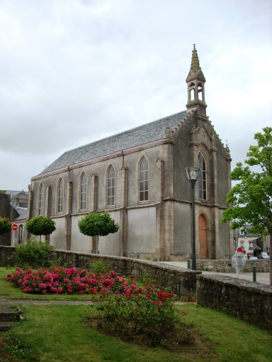 Landivisiau, chapelle Notre-Dame-de-Lourdes : vue générale nord-ouest