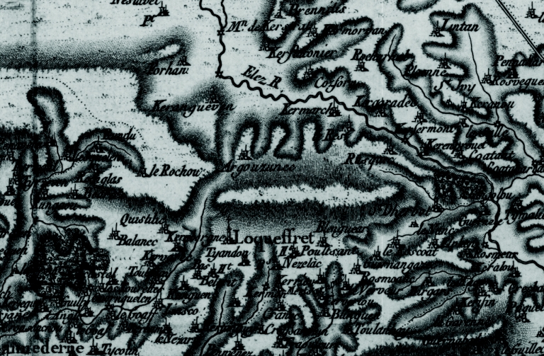 Carte de Cassini, vers 1770