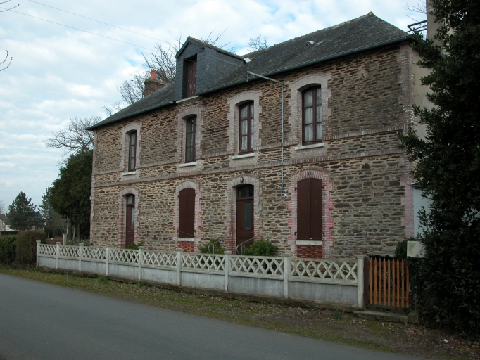 Vue générale ; Maison à travées, 1 rue de la Gibotière