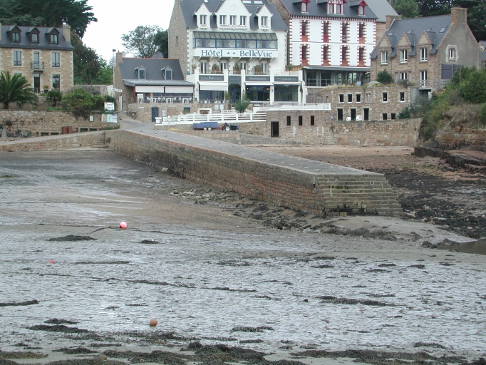 Vue de la 1ère cale à marée basse