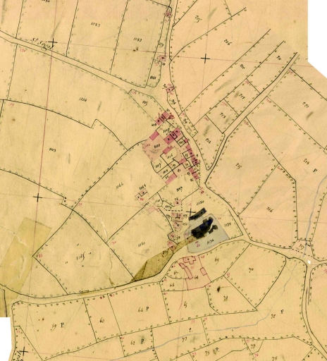 Le bourg. Extrait du cadastre de 1847, sections B4, C1, C2 (A.D. 29, série 3P 265) ; Le bourg. Extrait du cadastre de 1847, sections B4, C1, C2 (A.D. 29, série 3P 265) ; Le bourg. Extrait du cadastre de 1847, sections B4, C1, C2 (A.D. 29, série 3P 265) ; Le bourg. Extrait du cadastre de 1847, sections B4, C1, C2 (A.D. 29, série 3P 265) ; Le bourg. Extrait du cadastre de 1847, sections B4, C1, C2 (A.D. 29, série)