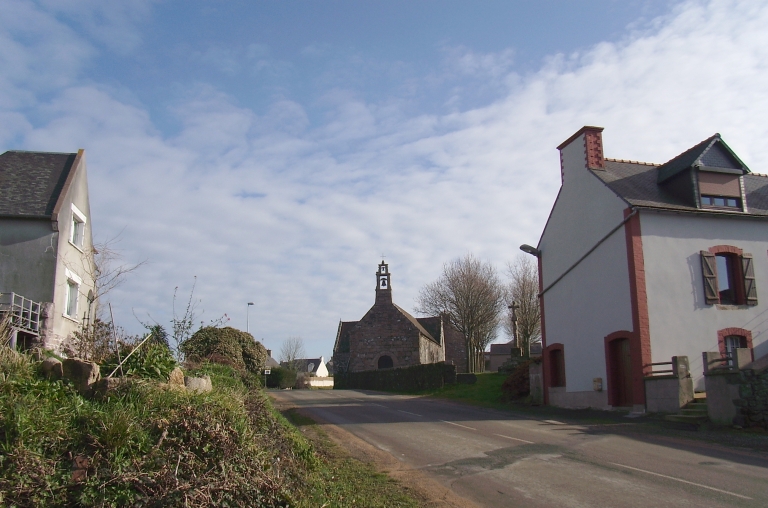 Paimpol, l'écart de Kergrist à hauteur du site de la chapelle Notre-Dame ; Paimpol, vue générale de l'écart de Kergrist à hauteur du site de la chapelle Notre-Dame