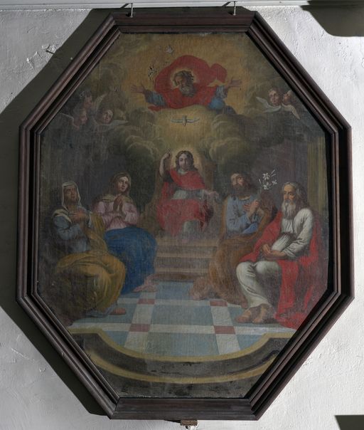 Tableau : La Sainte Parenté et la Trinité (état en 2010)