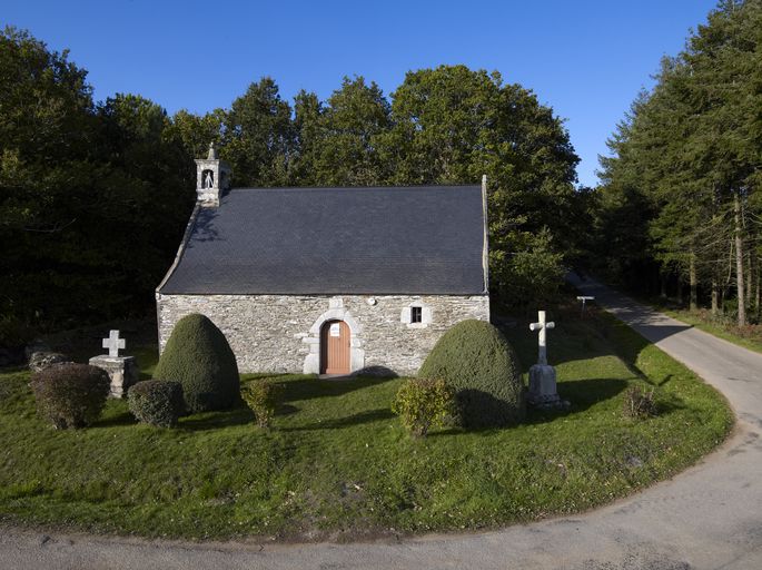 Chapelle : vue de situation prise du sud (état en 2010)