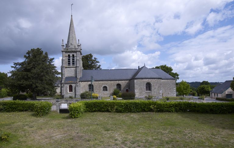 Église : élévation sud (état en 2011)