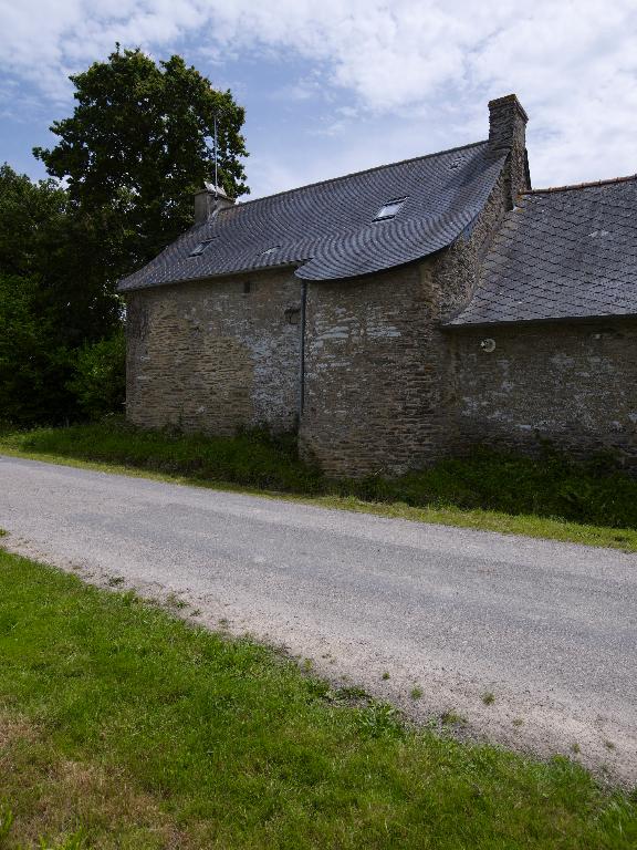 Manoir : élévation nord du 1er logis (état en 2012)