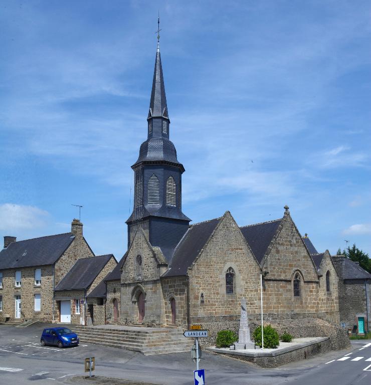 Vue générale sud-ouest de L'église 