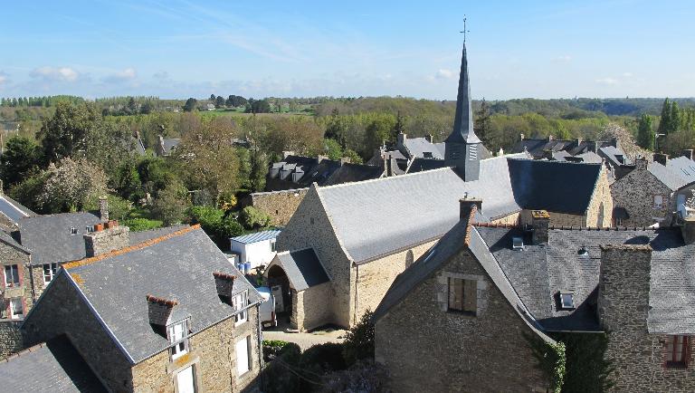 Vue du village prise de la Grand'Cour, vue nord