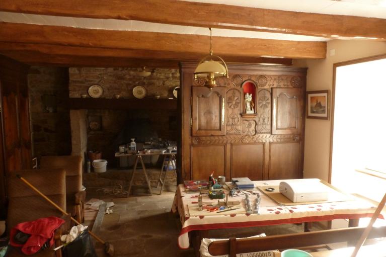 Drustuilh 11 en place dans la salle commune, vue générale. (2019)