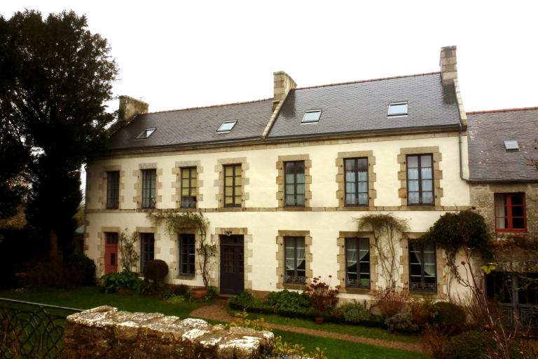 Alignement principal, logis. Elévation antérieure sud, partie ouest. (2021)