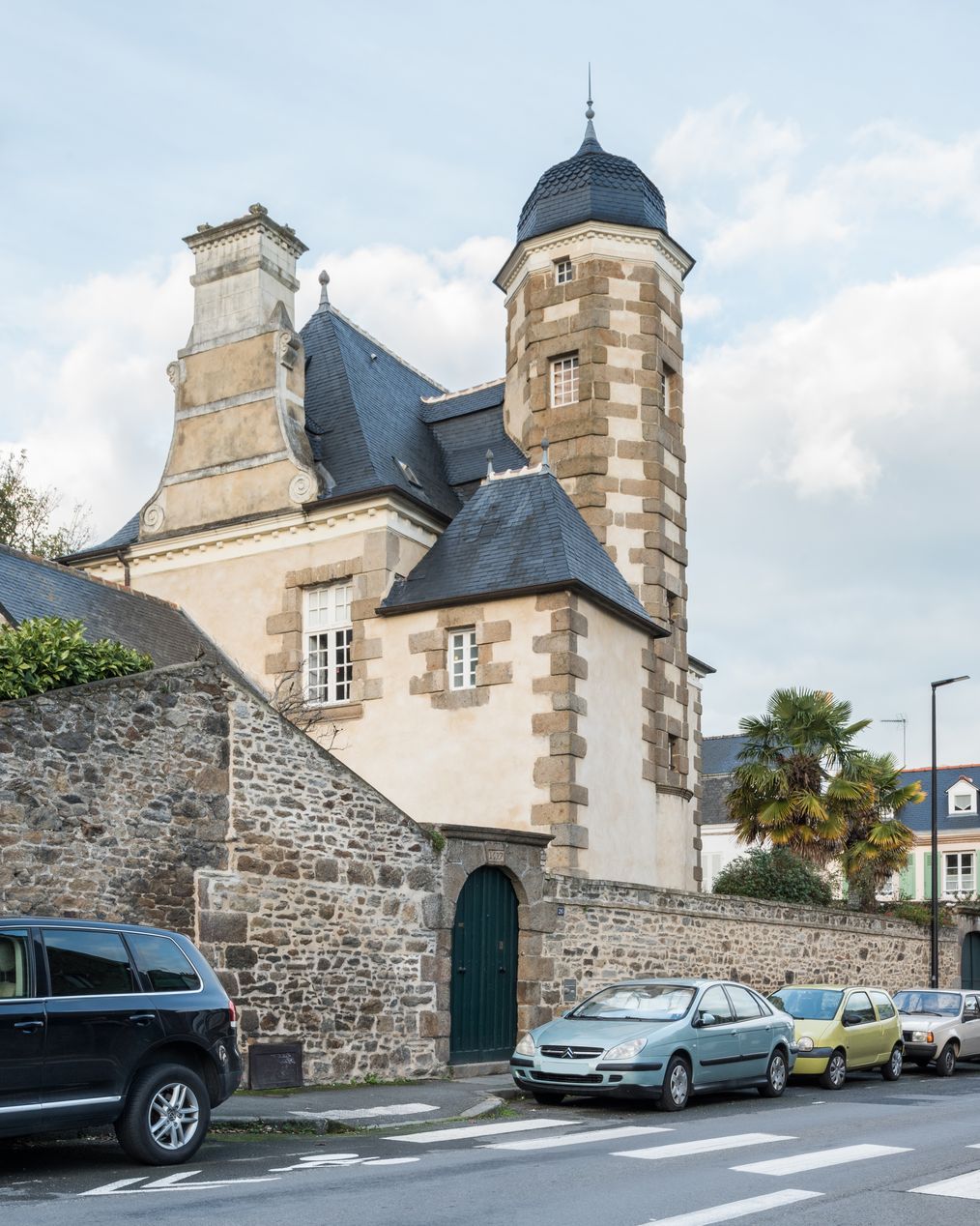 Vue générale depuis la rue Dreux à l'est