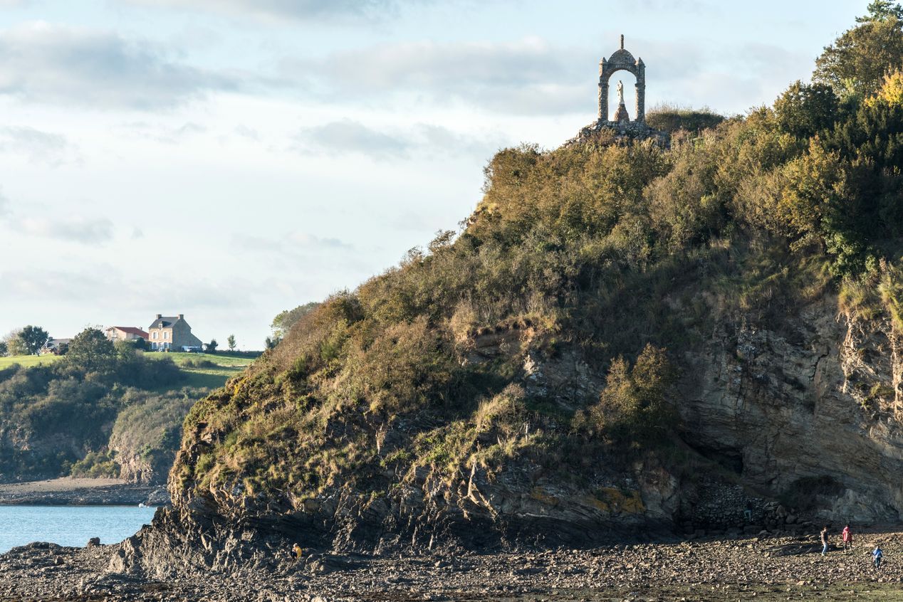 Vue générale depuis la grève