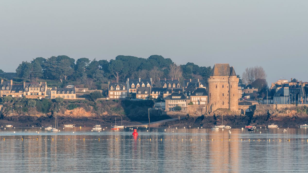 La cité d'Aleth et la tour depuis le sud