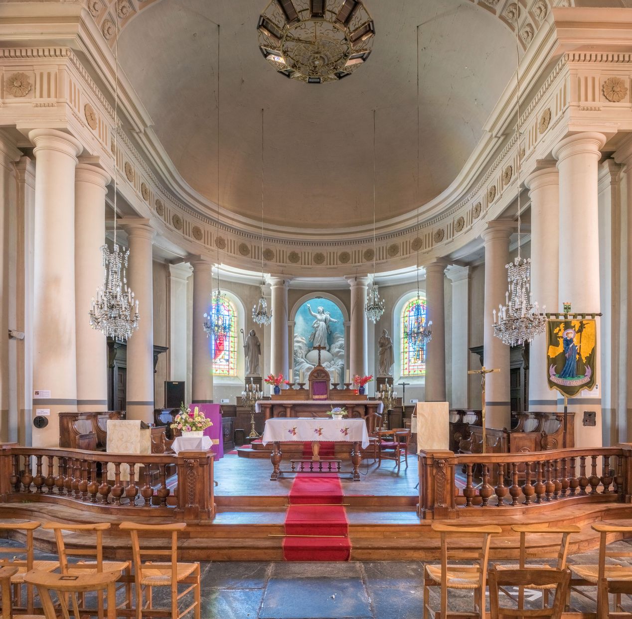 Choeur, vue générale depuis l'ouest