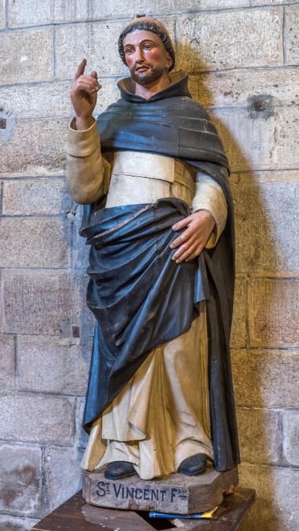 Statue : Saint Vincent Ferrier (état en 2022)