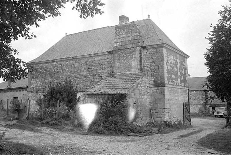 Logement sud-ouest, élévation sud, état en 1970